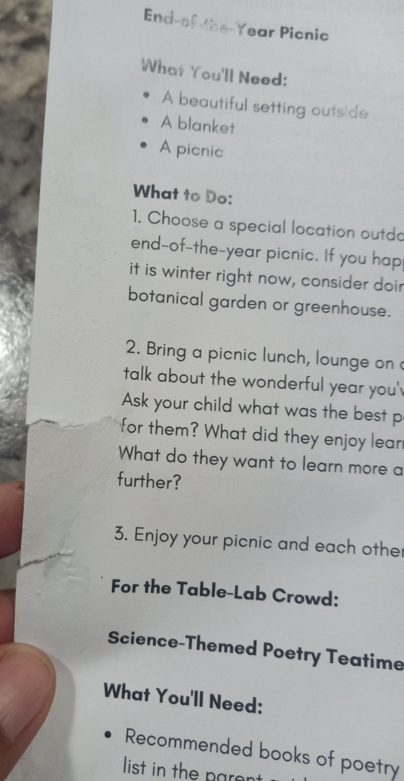 Blossom & Root Science Year 1 Lab & Parent Guide Wonders of The Earth and Sky