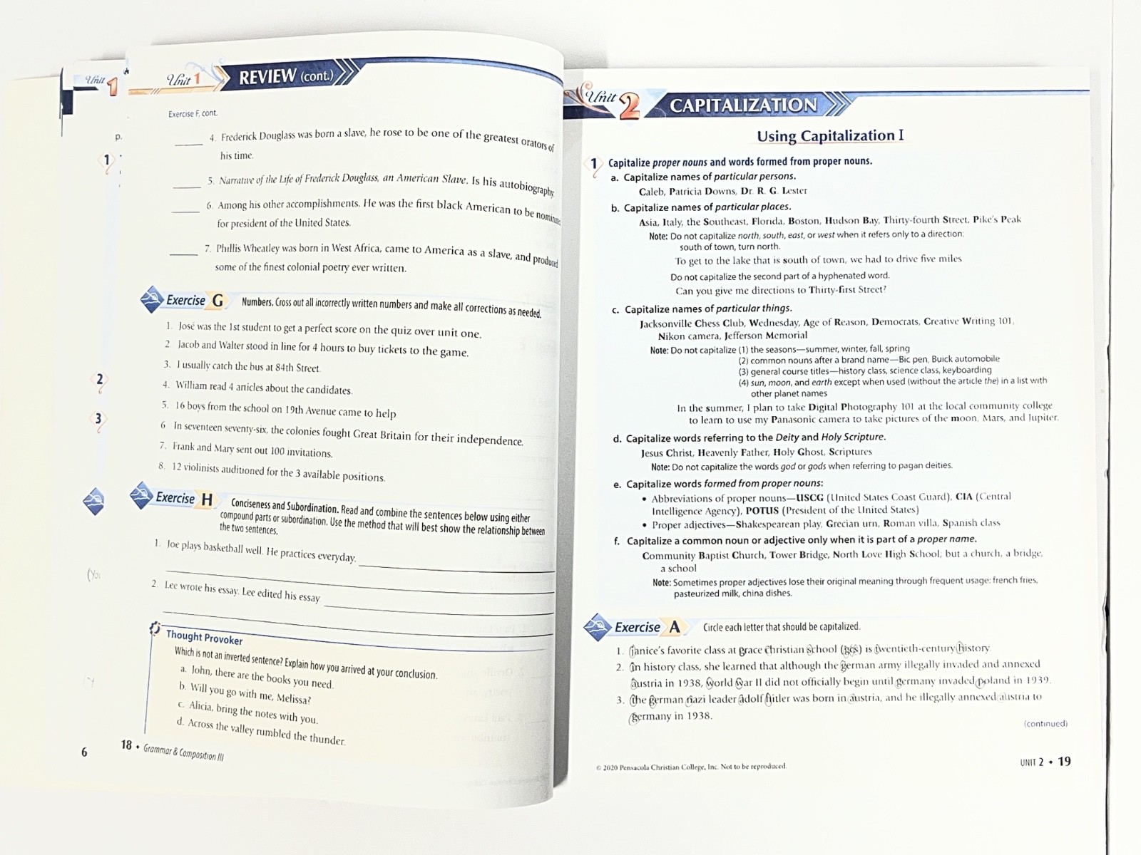 Abeka Grammar III 3 set teacher edition tests key text 6th edition