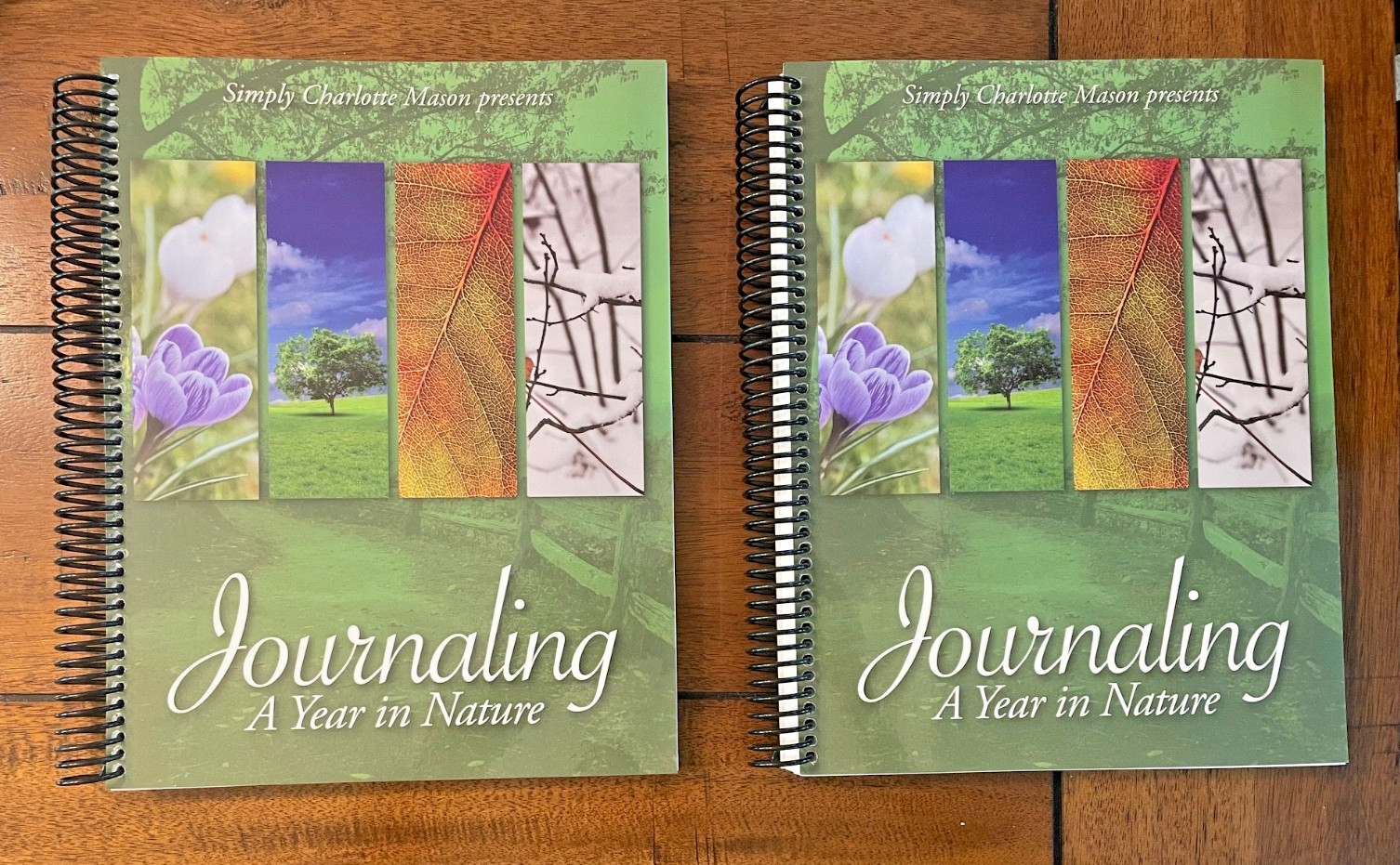 Simply Charlotte Mason Journaling a Year in Nature Spiral Bound Like New