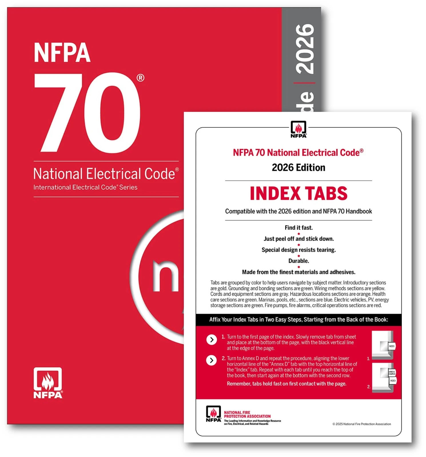 NFPA 70 2026 National Electrical Code NEC 2026 Edition with Tabs USA STOCK